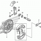 CRF110F Задний тормоз