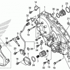 NC700JD Крышка картера правая