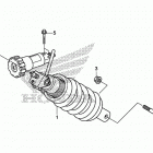 VT1300CXA Rear shock absorber (2)