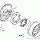 CRF125FB Муфта стартера