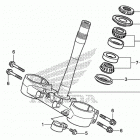 CRF250R Траверса нижняя