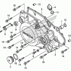 CRF150R Крышка картера правая