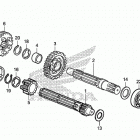 CRF50F Трансмиссия