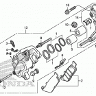 CBR300R Front brake caliper      (standard)