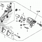 CRF450R Задний суппорт