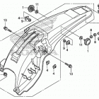 CRF450X Заднее крыло