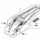 CRF450R Заднее крыло