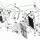 CRF250R Радиатор