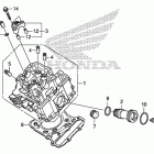 VT1300CXA Передняя головка цилиндров