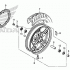 NC700JD Переднее колесо