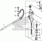 CRF450R Задний тормозной цилиндр