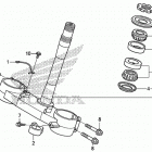 CRF450X Траверса нижняя
