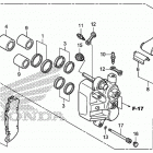 GL1800 Задний суппорт
