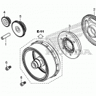SXS1000M3 Муфта стартера