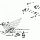 TRX250TM Передняя подвеска