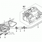 TRX420FA5 Крышка водяной помпы