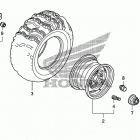 TRX680FA Заднее колесо