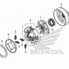 TRX420FA2 Муфта стартера