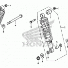TRX500FM6 Задние амортизаторы