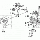 TRX500FM6 Steering shaft (eps)