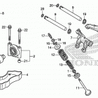 SXS700M2 Распределительный вал и клапана