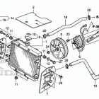 TRX680FA Радиатор