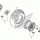 TRX420FA2 Переднее колесо