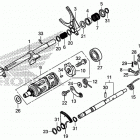 SXS1000M3 Gearshift fork (sub      transmission)