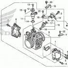 SXS500M Корпус Дросселя