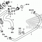 SXS1000M3 Water hose@thermostat
