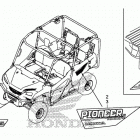 SXS1000M3 Наклейки