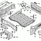 SXS1000M3 Bed plate@rear gate      (sxs1000m3  /  m3p)