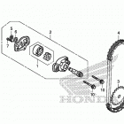 TRX250TM Масляный насос