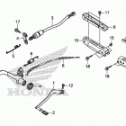 TRX250TM Педали и подножки