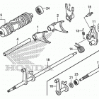 TRX420TE1 Gearshift fork (2)