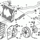 TRX500FE2 Радиатор