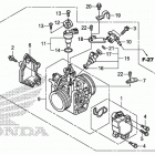 TRX500FM6 Корпус Дросселя
