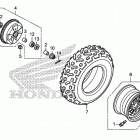 TRX250TM Переднее колесо