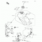 KLX140L (KLX140-BFF) Топливный бак