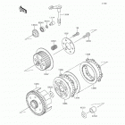 KX65 (KX65-AFF) Сцепление