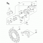 KX65 (KX65-AFF) Задний тормоз