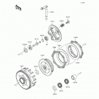 KX100 (KX100-FFF) Сцепление