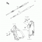KX85 (KX85-CFF) Тросы управления