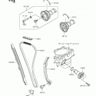 KX250F (KX250ZGF) Распредвал(ы)  /  натяжитель