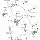 Ninja 1000 ABS (ZX1000MGF) Rear master cylinder(1  /  2)