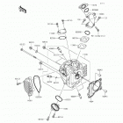 KLX110 (KLX110-CFF) Головка цилиндра
