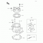 KX65 (KX65-AFF) Cylinder head  /  cylinder