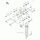 KX85 (KX85-CFF) Задняя подвеска