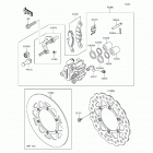 KX85 (KX85-CFF) Передний тормоз