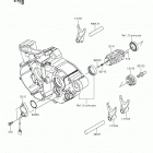 KX250F (KX250ZGF) Шестерни   /  вилки переключения